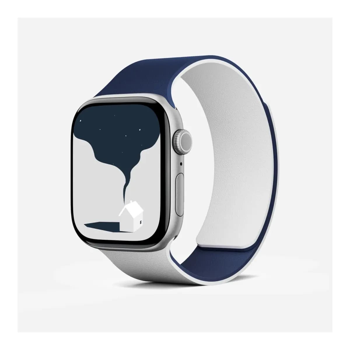 MOFT Narukvica za pametni sat Snap Duo Band, za Apple Watch 42 mm, Navy Blue + Misty Cove