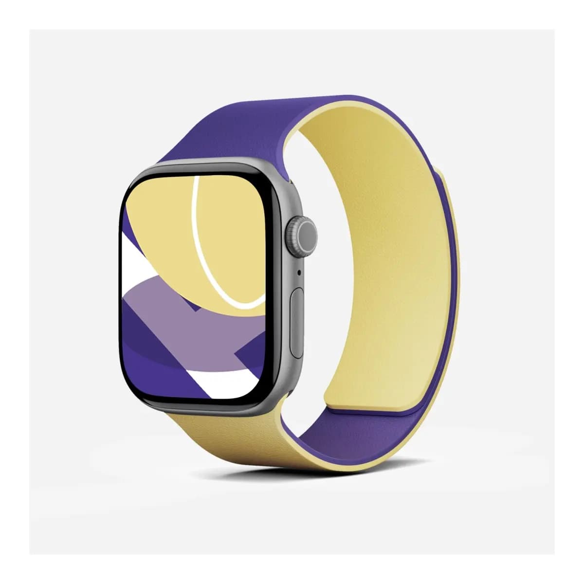 MOFT Snap Duo Band for Apple Watch 46mm - Panna Cotta + Purple