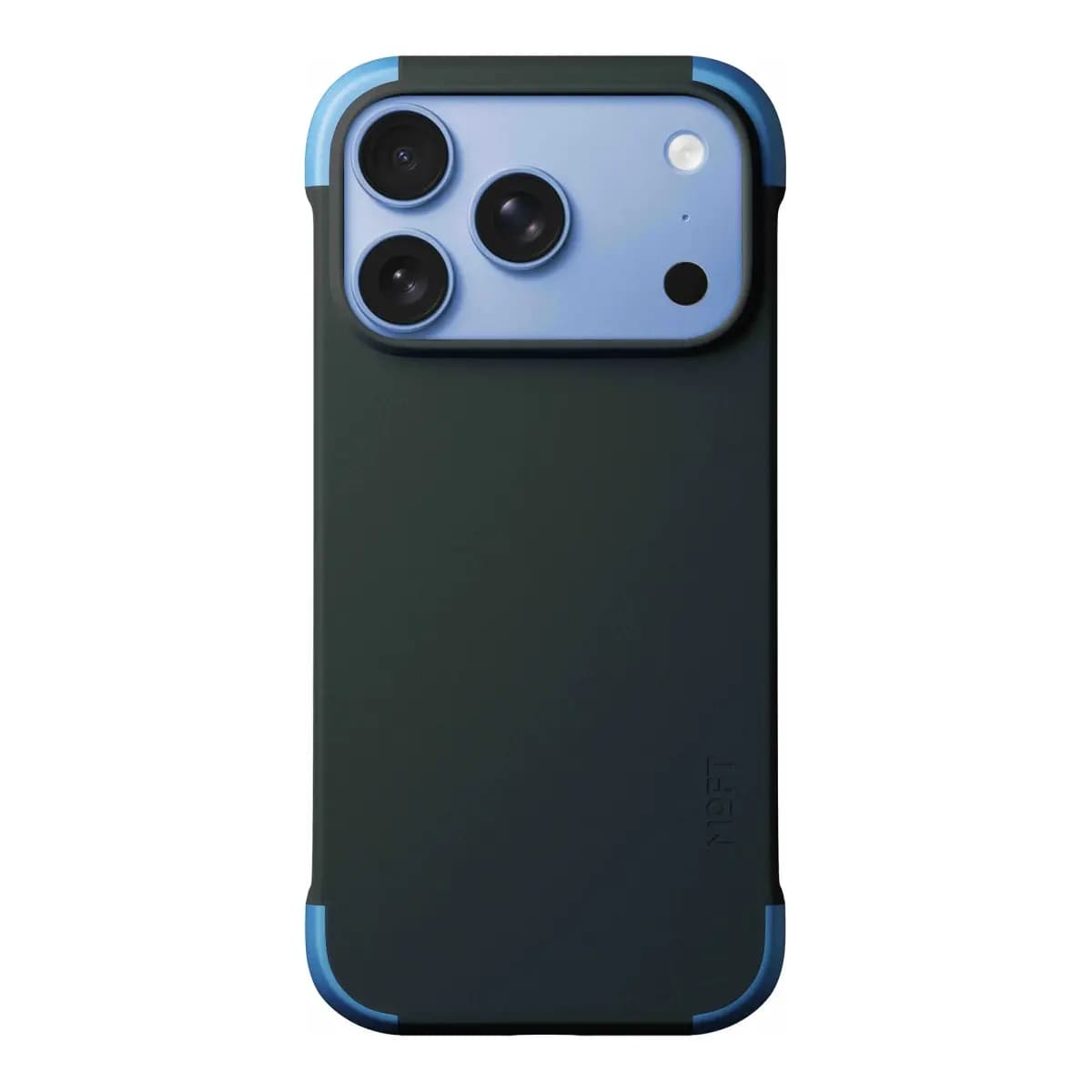 MOFT Color-blocking Snap Phone Case for iPhone 18 Pro Max - Navy Blue + Faded Jeans