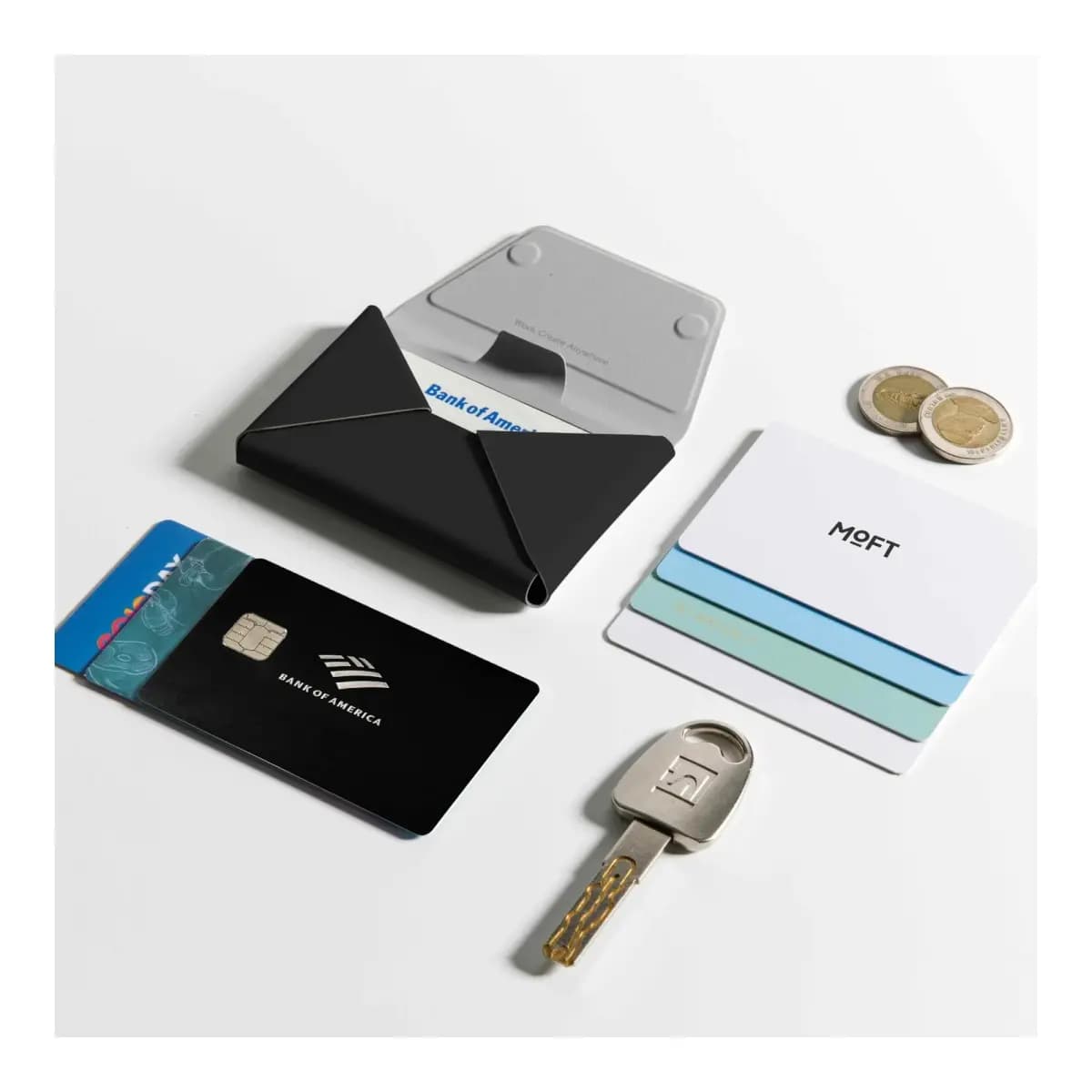 MOFT MagSafe Wallet (8 cards), RFID Blocking- Jet Black