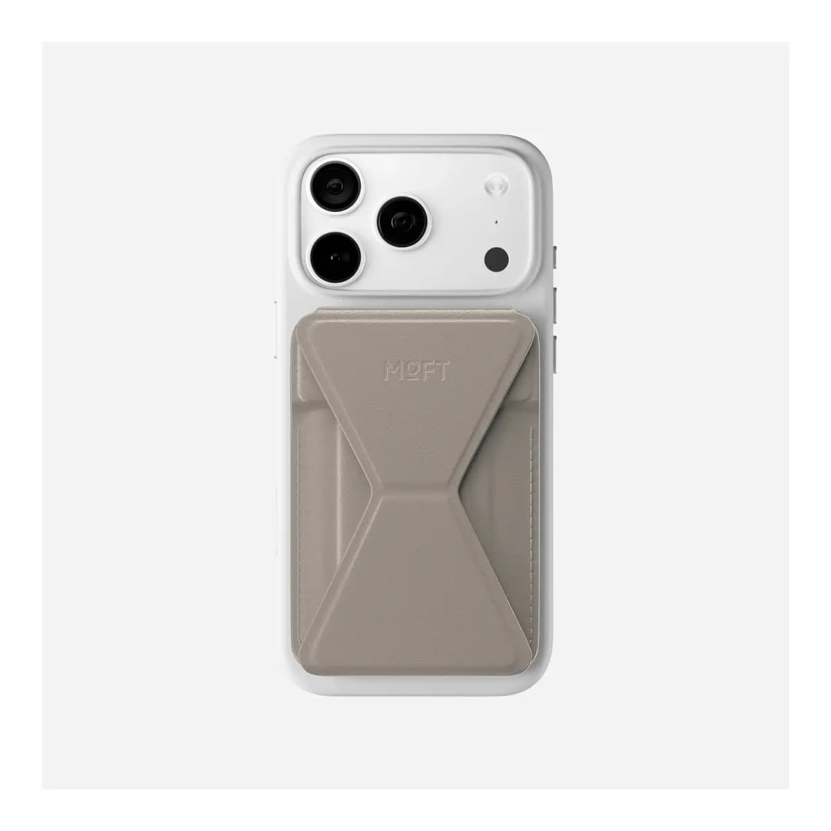 MOFT Držač za mobitel i novčanik Snap-on AERA, za 3 kartice, Taupe