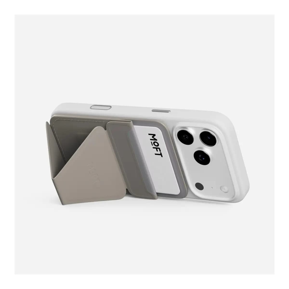 MOFT Držač za mobitel i novčanik Snap-on AERA, za 3 kartice, Taupe