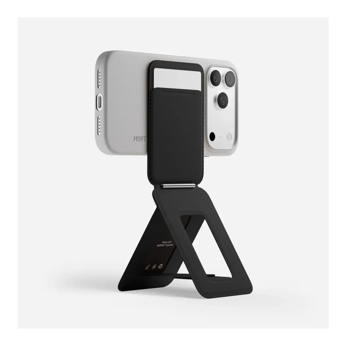 MOFT Snap Phone Tripod Wallet AERA (3 cards) - Jet Black