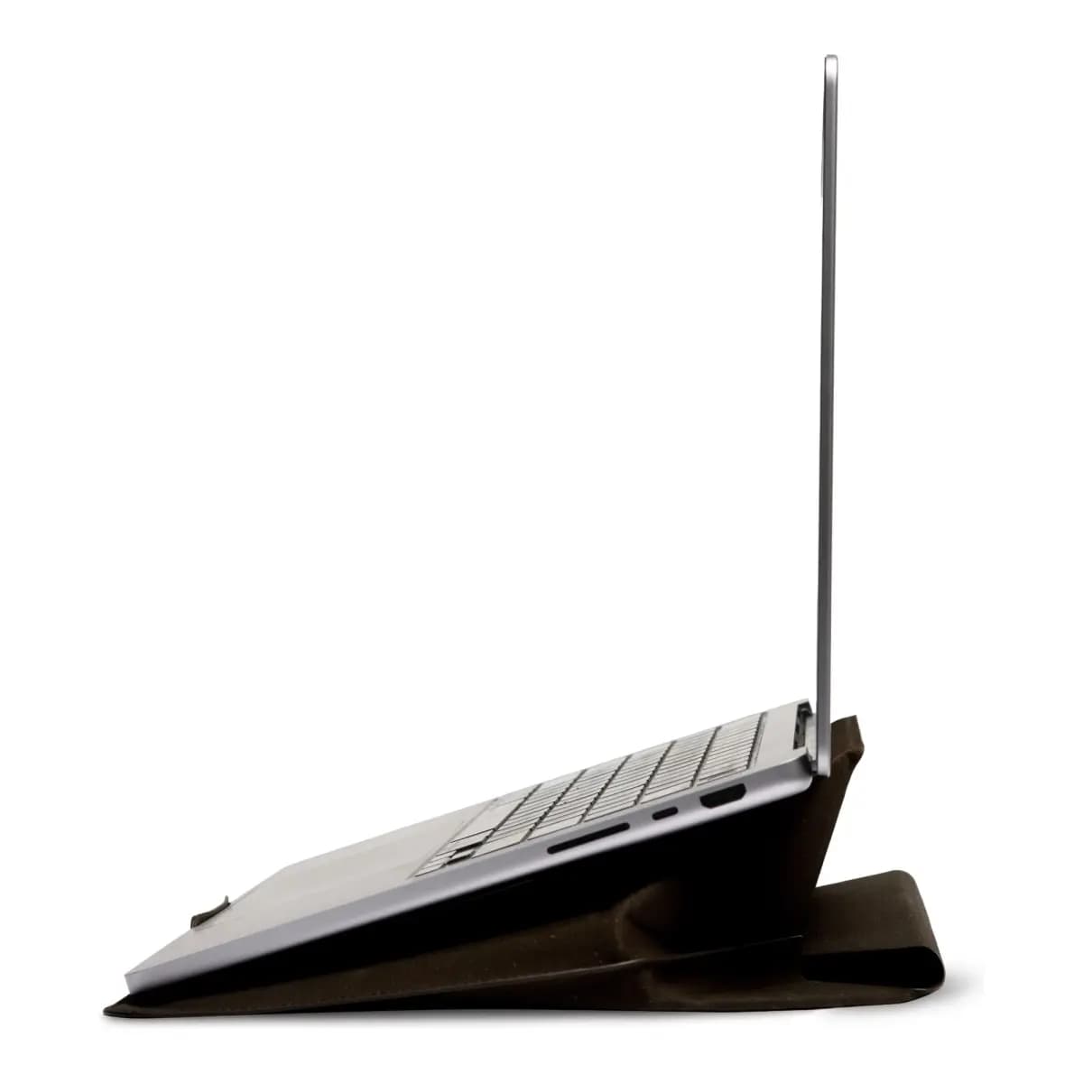 MOFT Laptop Carry Sleeve with Stand & Smart Storage for 14-inch Laptop for Work - Coffee