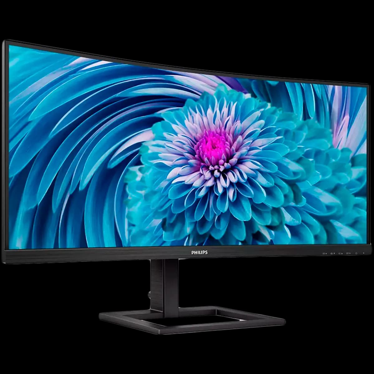 PHILIPS Monitor 346E2CUAE 34" UWQHD, VA Panel, 100Hz, 1ms MPRT, Zakrivljeni 1500R, USB-C 65W, Adaptive Sync