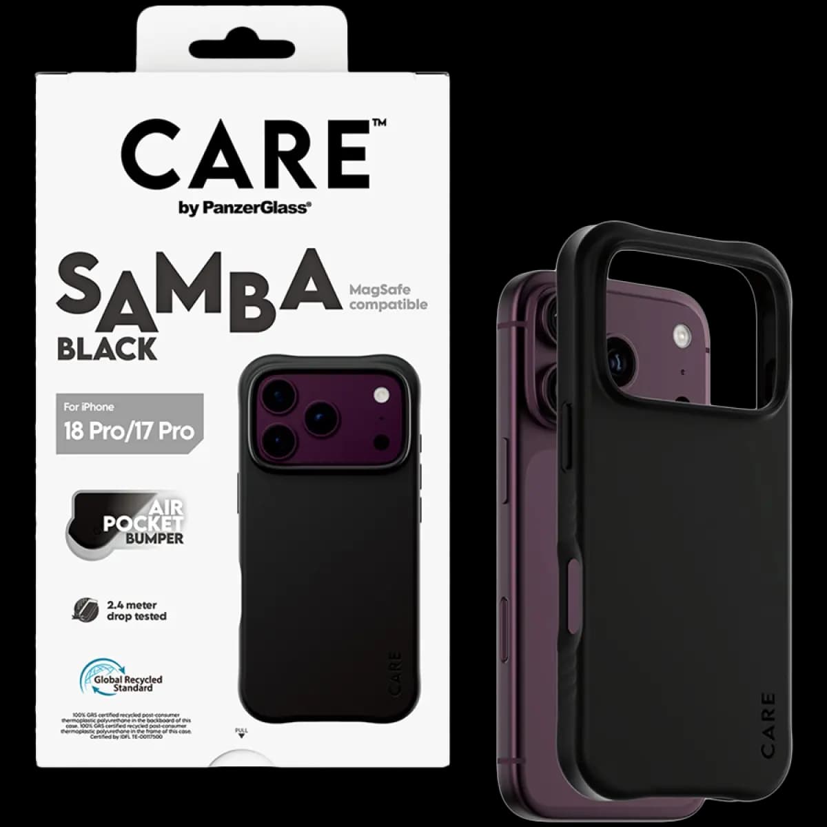PANZERGLASS Maska Samba Case, crna, MagSafe, za iPhone 18 Pro