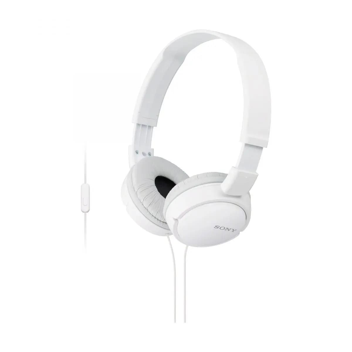 Sony slusalice ZX110A, bijele,naglavne, sa mikrofonom