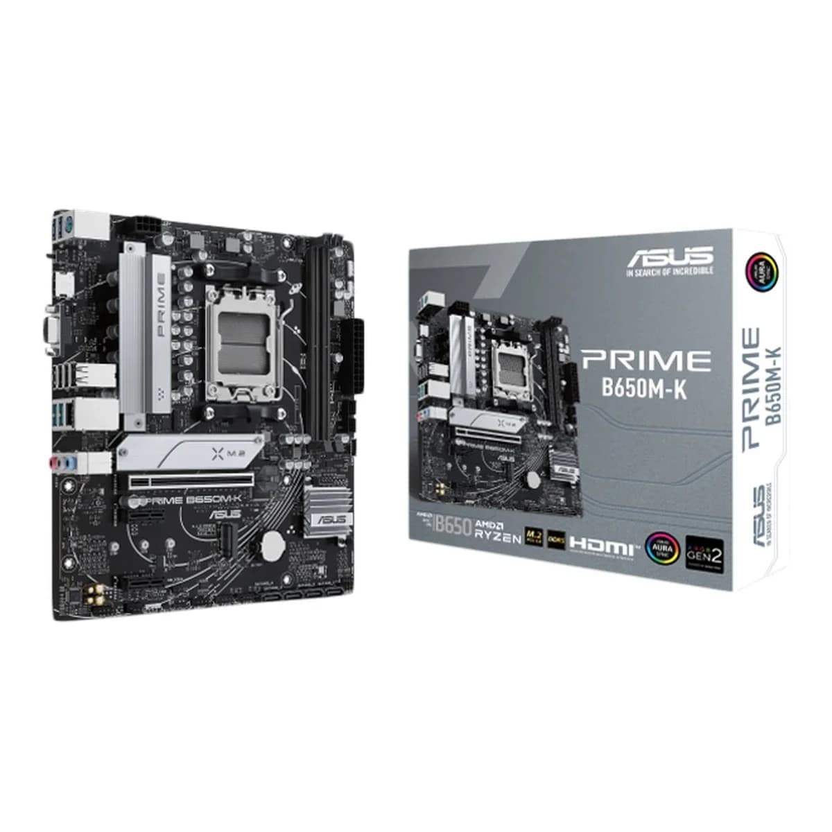 ASUS MB PRIME B650M-K AM5 DDR5 M.2 HDMI VGA mATX