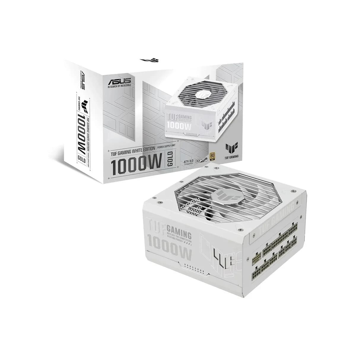 ASUS PSU TUF-GAMING-1000G-WHT1000W 80Plus Gold;Full modular1x16pin;4x8 pin;5 x SATA