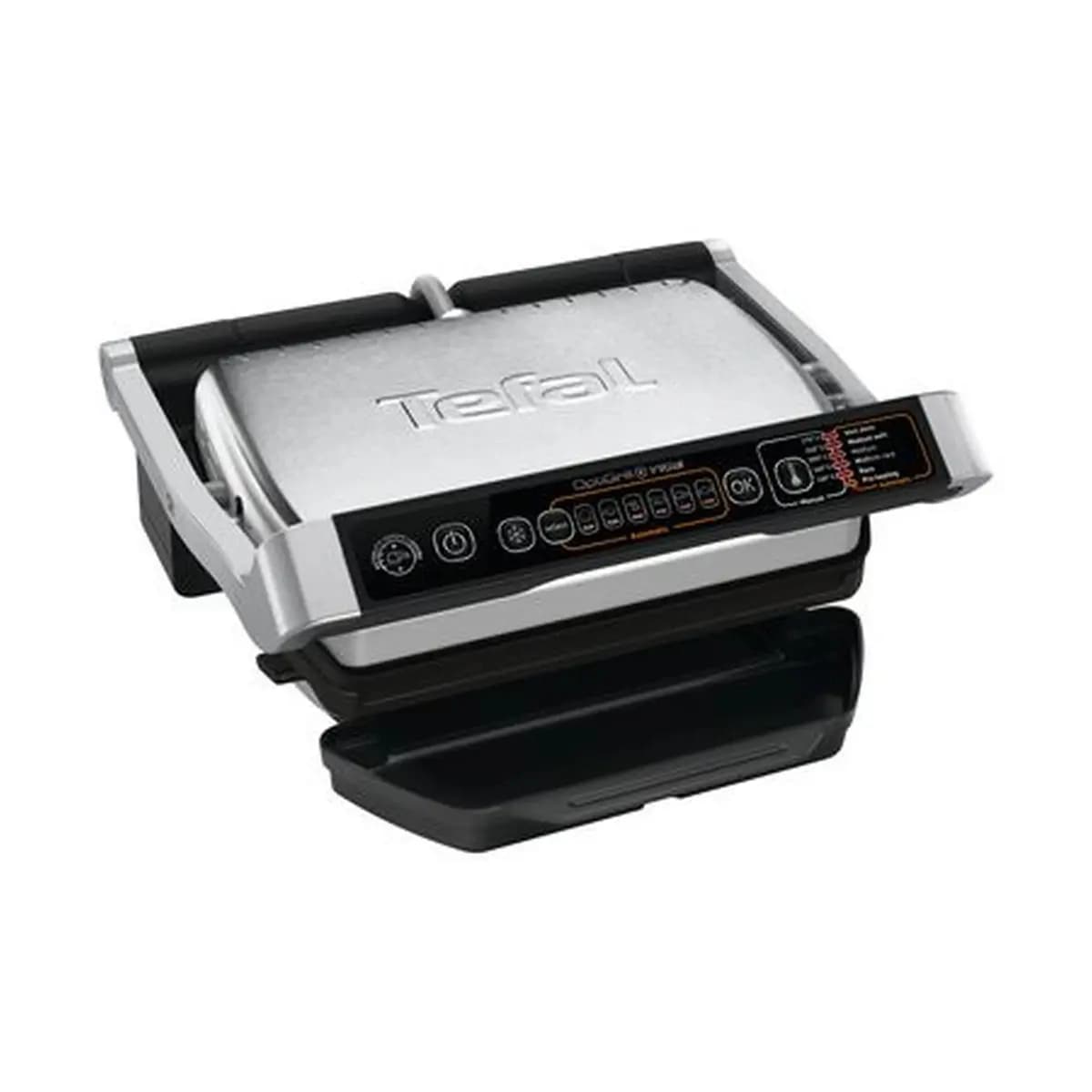 TEFAL Električni gril Optigrill Initial GC706D34, 2000W, 6 programa, Senzor pečenja