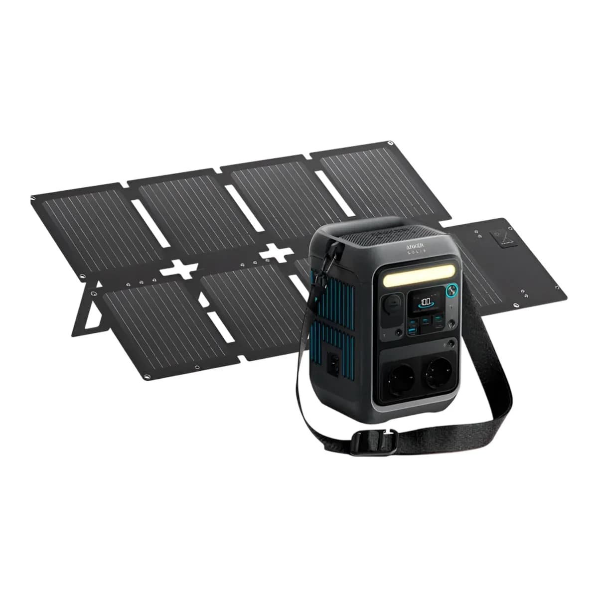 ANKER Prijenosna Power Station SOLIX C300X DC + PS60 Solarni Panel, 300W, Kompaktni dizajn