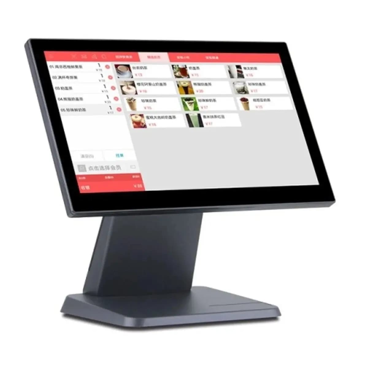 GSAN POS AiO System GS-T3, 15.6" Touchscreen, Intel Core i5, 4GB RAM, 64GB SSD, VFD Display