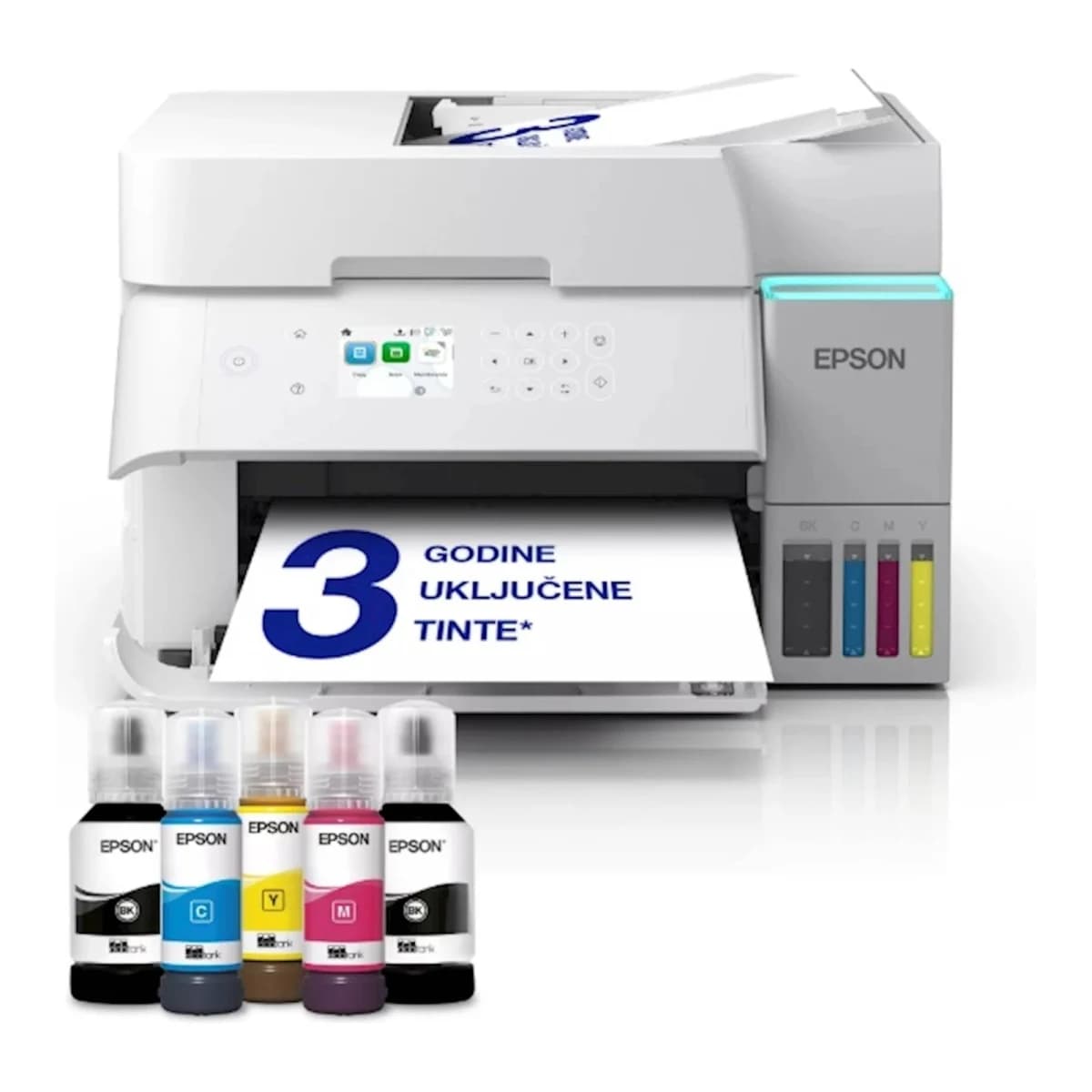 EPSON EcoTank Printer MFP L6376 White, Print/Scan/Copy, WiFi/Ethernet, Duplex, ADF, 35ppm