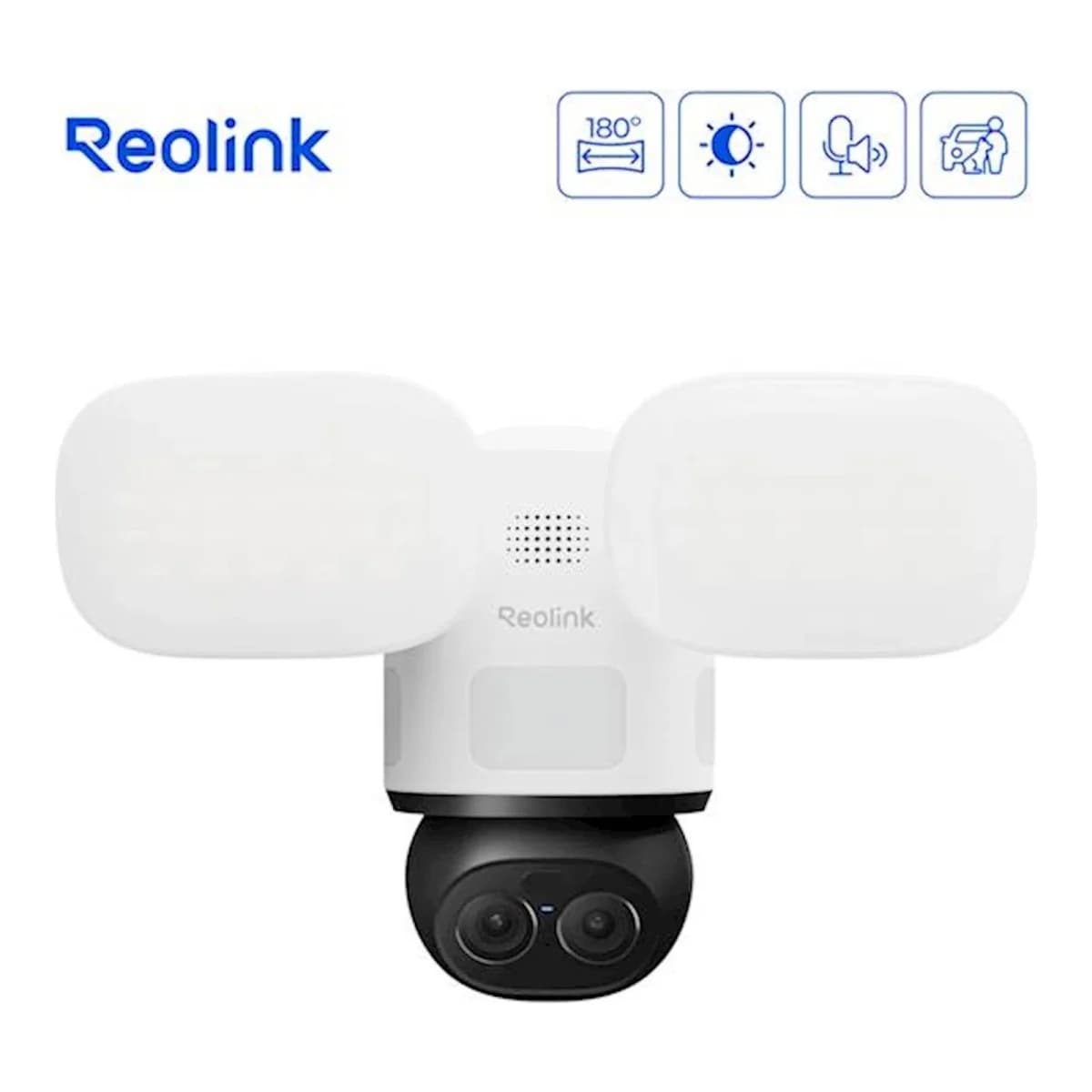 REOLINK IP Kamera TrackFlex Floodlight F850W, 8MP, 4K, 3000lm Reflektori, 6x Zoom, Ai Detekcija