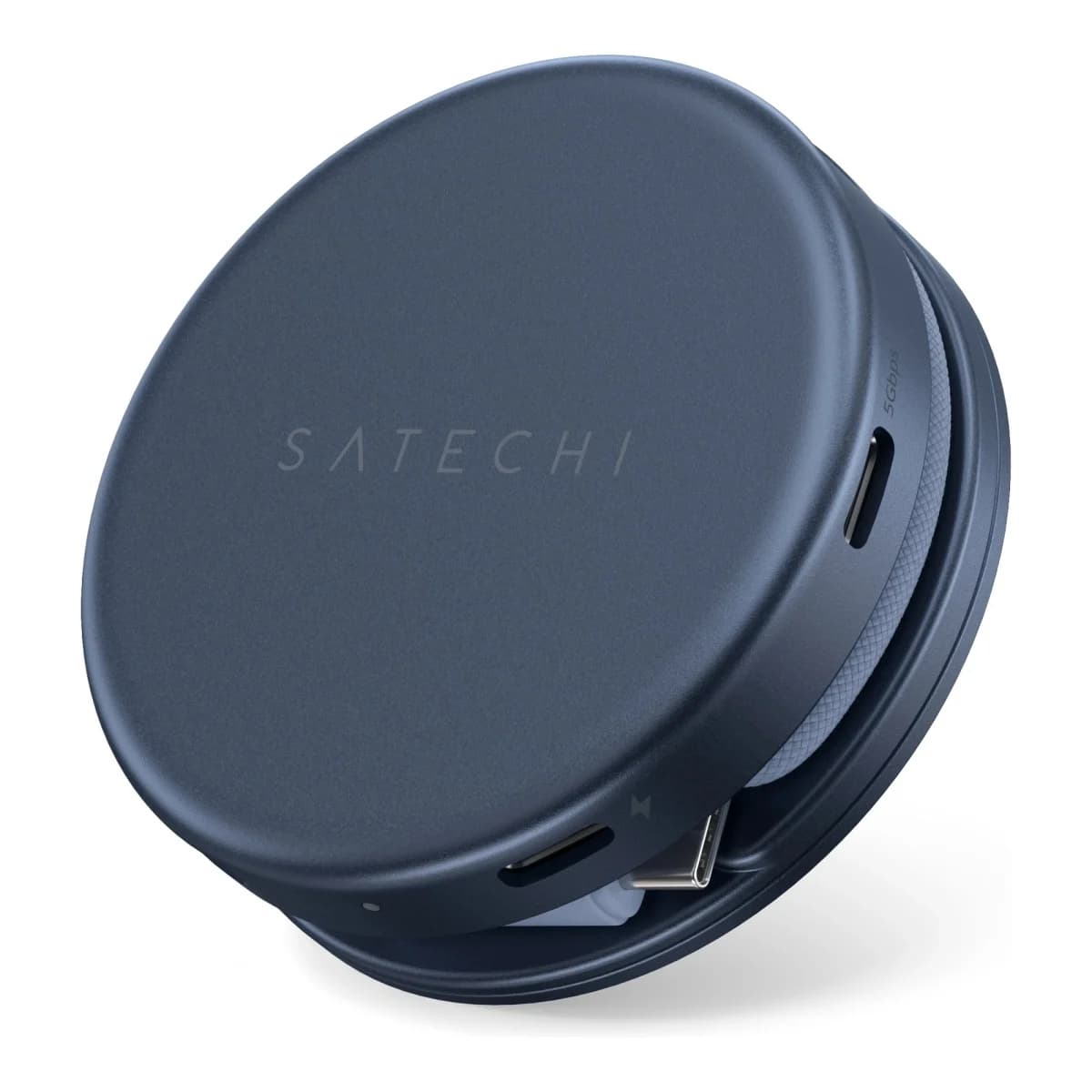 SATECHI USB-C Hub On-the-Go 5-in-1, HDMI 4K 60Hz, USB-C PD 60W, SD čitač kartica, Indigo