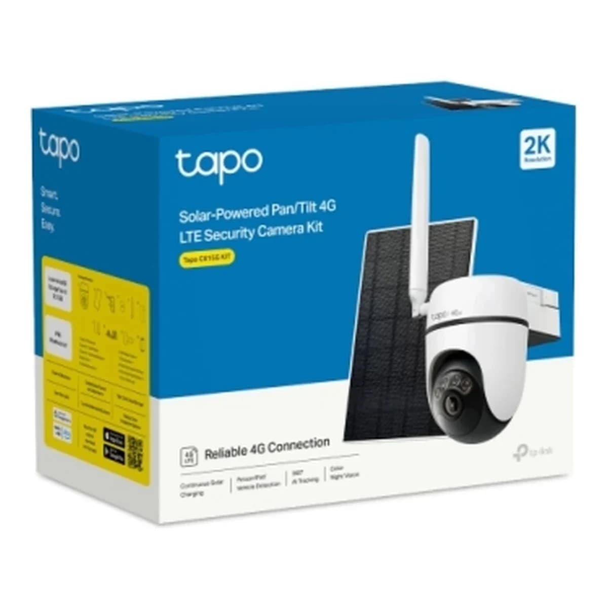 TP-Link Security Solar-Powered Pan/Tilt 4G LTE Camera Tapo C615G KIT