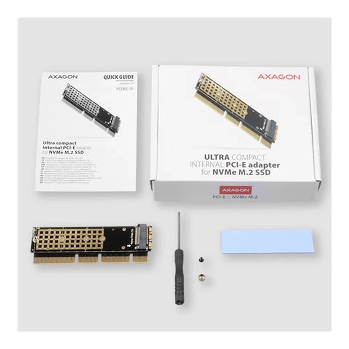 AXAGON PCEM2-1U PCI-E 3.0 16x - M.2 SSD NVMe
