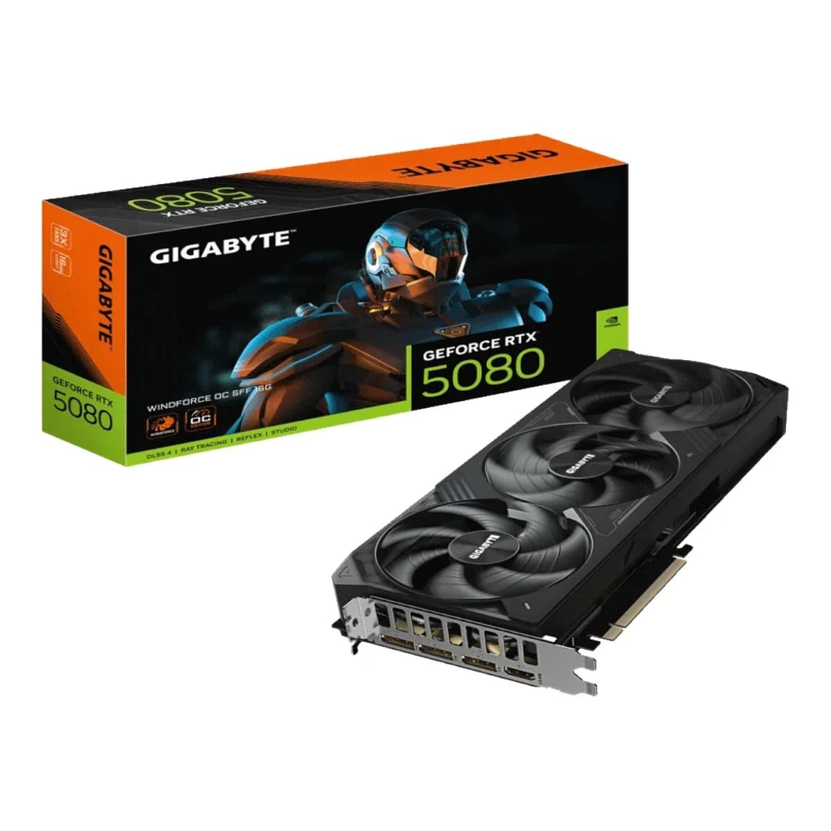 Gigabyte 5080 Windforce OC 16GSFF, 16GB, GDDR7, 256-bit,3xDP, 1x HDMI