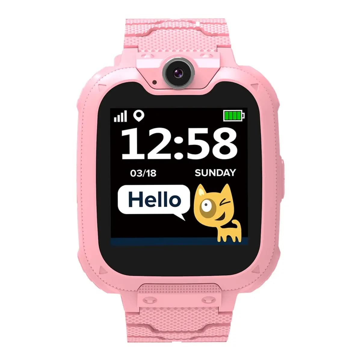 CANYON Pametni Sat Tommy KW-31 1.54” Ekran u boji, GSM, SIM kartica, Kamera 0.3 MP, 7 igara, Crveni