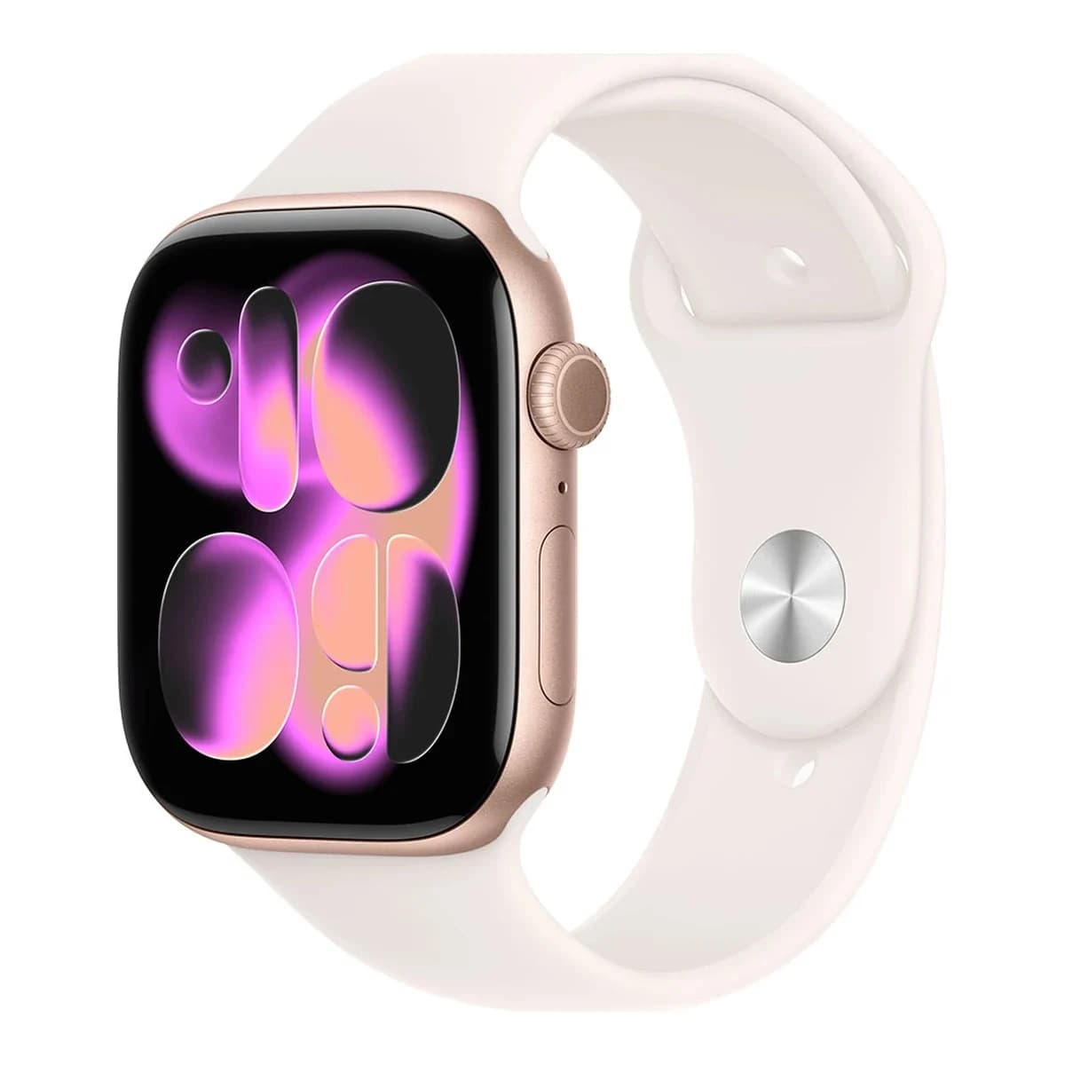 Apple Watch S11 GPS 46mm Rose Gold Aluminium Case with Light Blush Sport Band - S/M