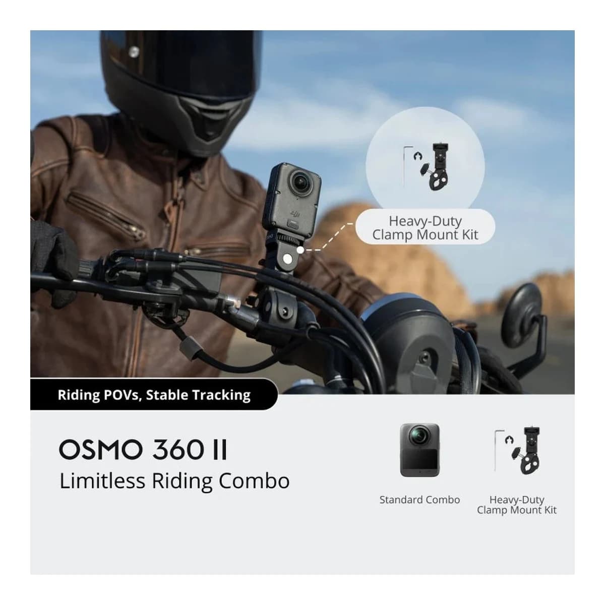 DJI Kamera Osmo 360 II LRC, 360°, Limitless Riding Combo, 24 mjeseci garancije