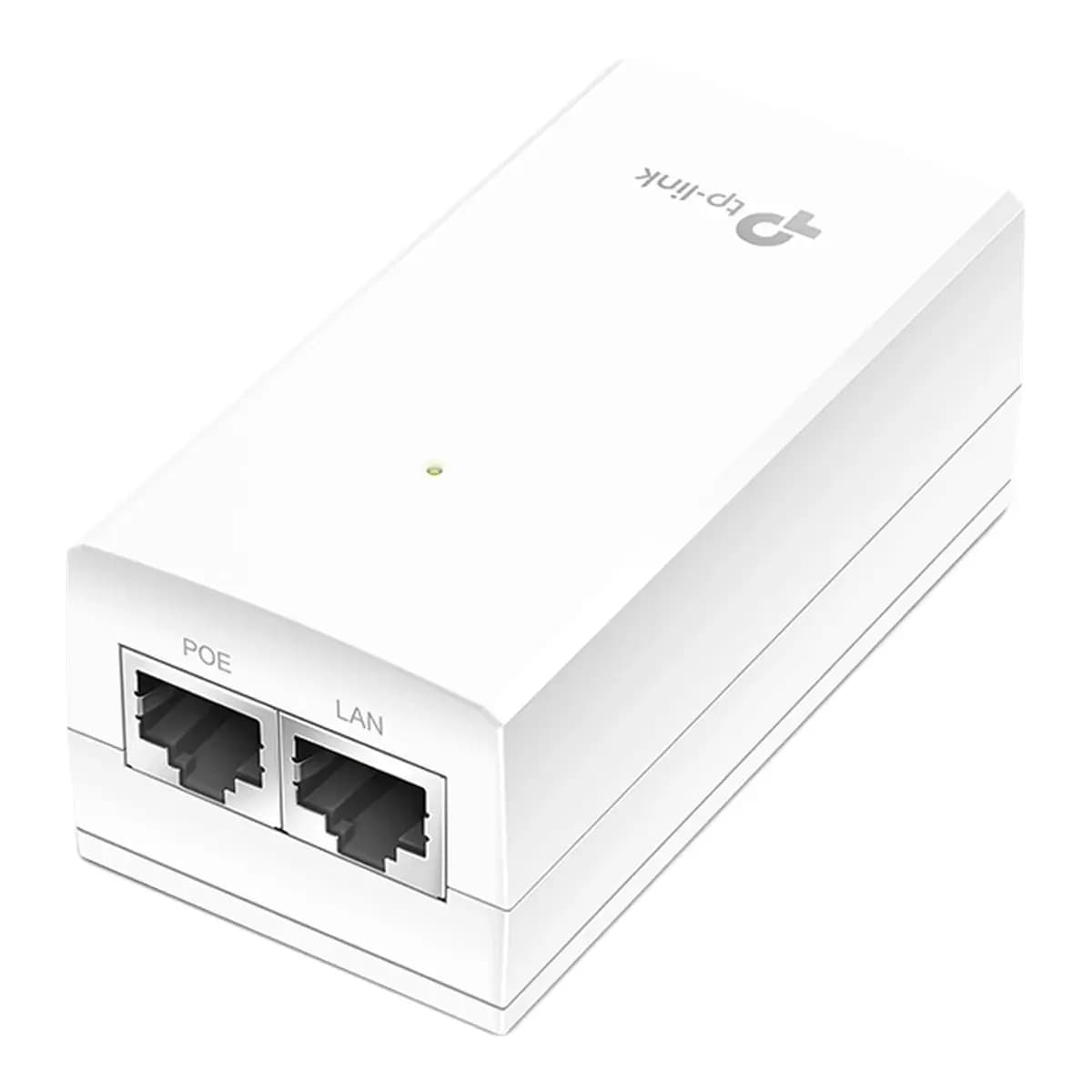 TP-LINK PoE Injector Omada 24V Passive, 1× Gigabit PoE Port, 1× Gigabit Non-PoE Port, 12 W PoE Power