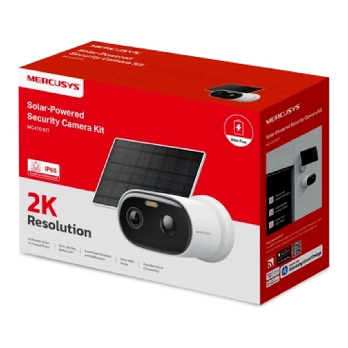 Mercusys Outdoor Solar-Powered Wi-Fi Camera MC410 KIT