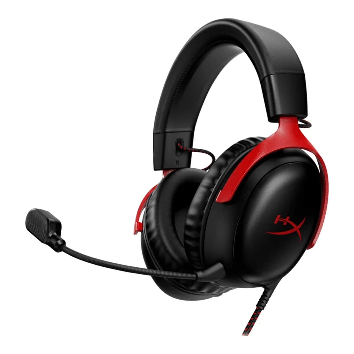 HYPERX Slušalice Cloud III Over-Ear, Žične, Mikrofon, Crno-Crvene