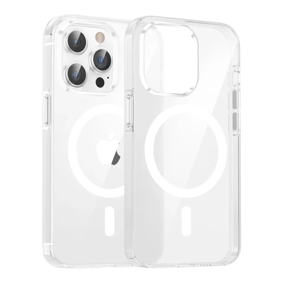 Dviced Magsafe iPhone 15 Pro clear case- White