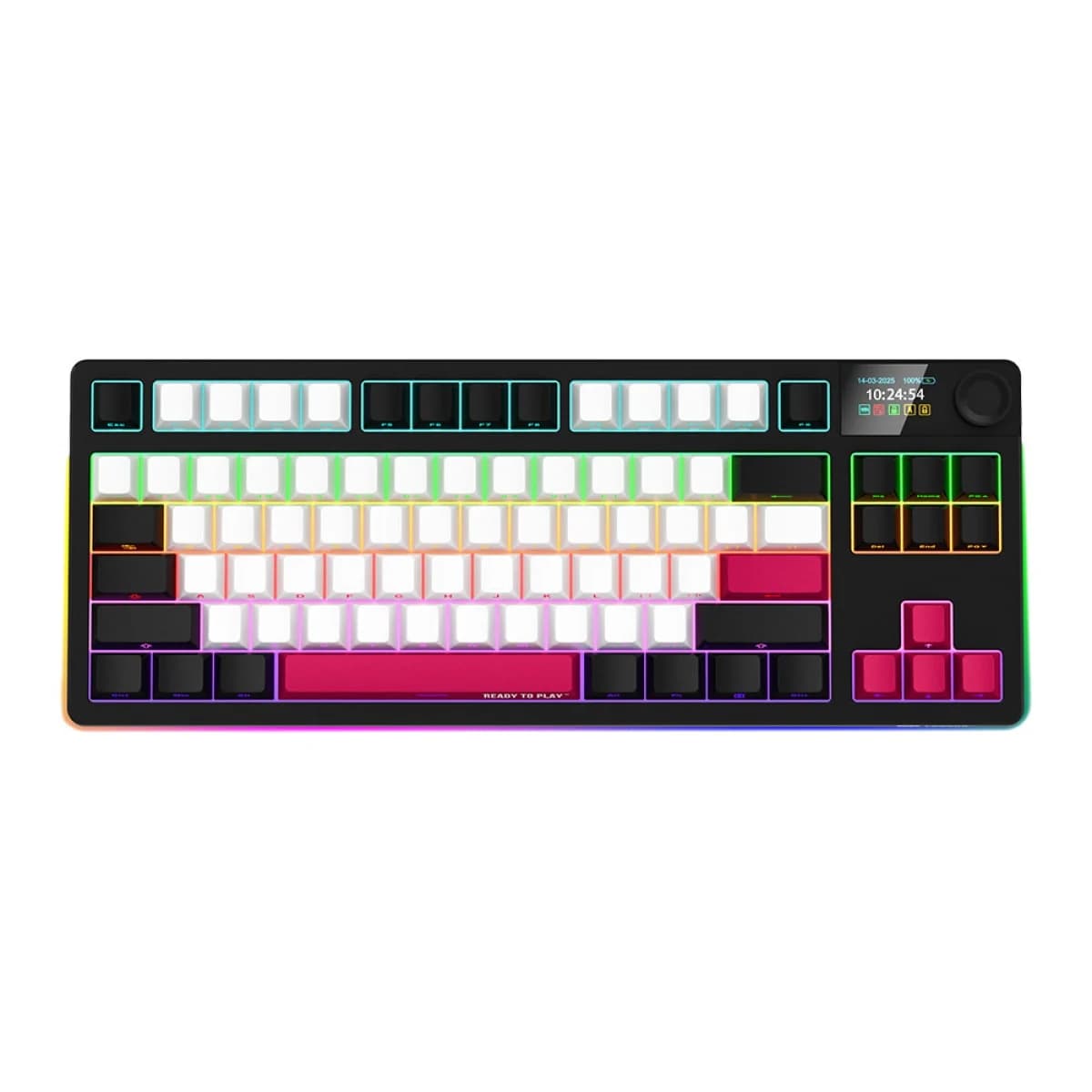 LORGAR Tastatura KBP70TKLW, Bezicna, Mehanicka, TKL, Gaming, EN layout