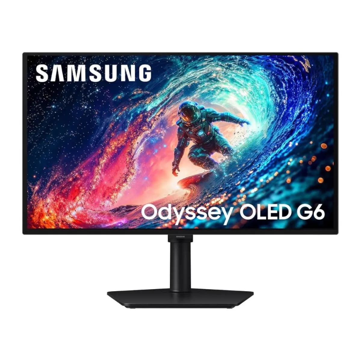SAMSUNG Monitor Gaming Odyssey G6 G61SHQHD 27" QHD, OLED Panel, 240Hz, 0.03ms, 2x HDMI, DP, G-Sync, FreeSync Premium, HAS, Tilt, Swivel, Pivot