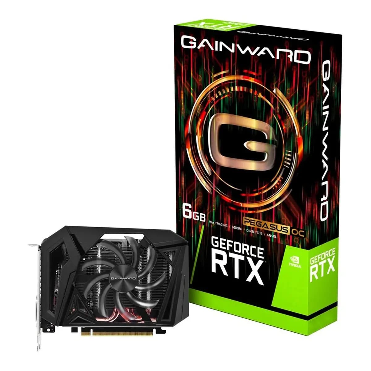 GAINWARD Graficka GeForce GTX 1660 Ti Pegasus 6GB, GDDR6, DVI/DP/HDMI