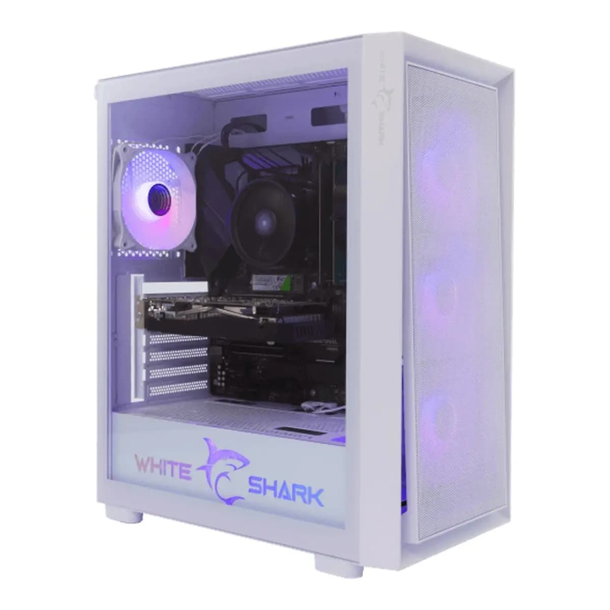 White Shark KUĆIŠTE GCC-2401 WARHEAD-3 BIJELO / 4 Fans 12cm RGB