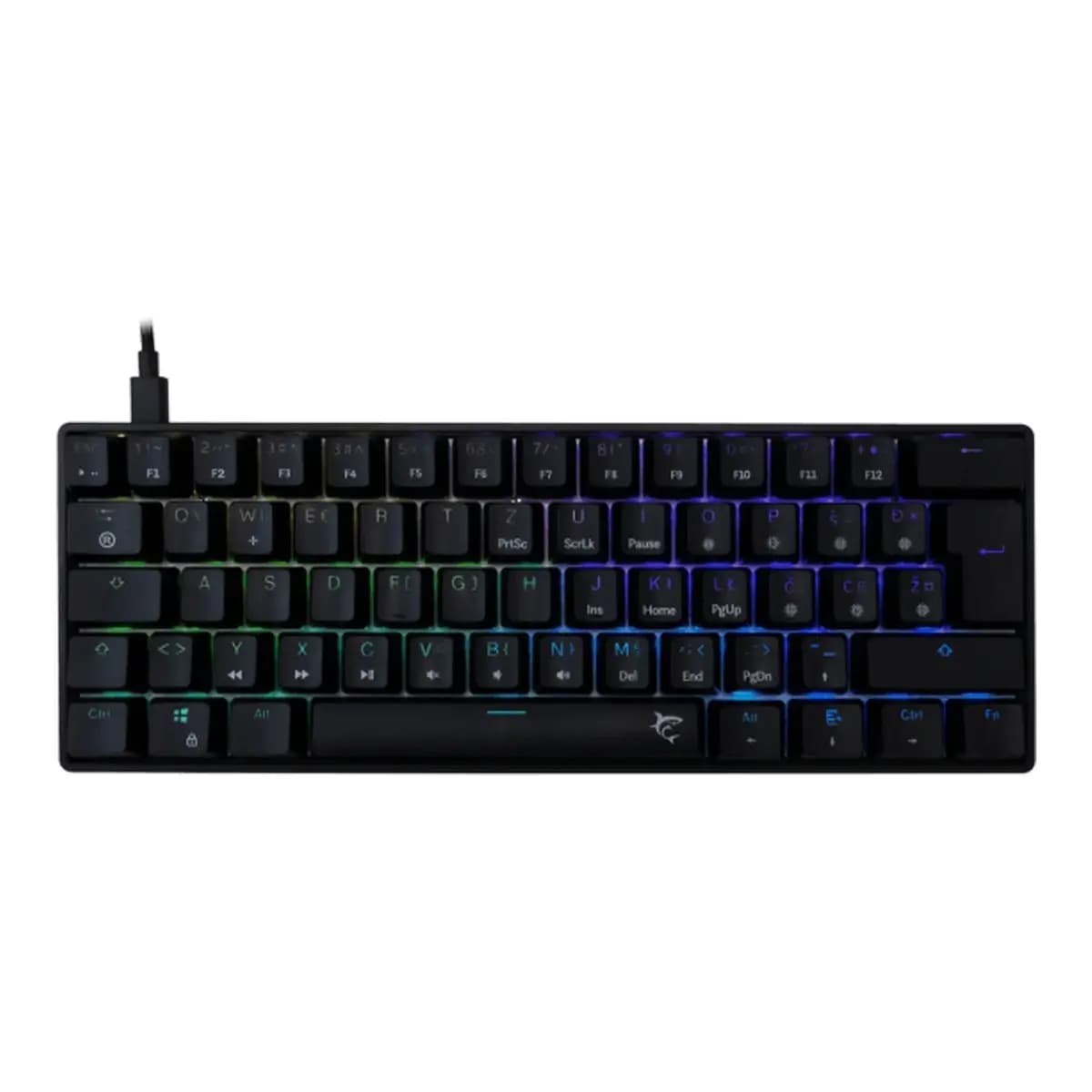 White Shark TASTATURA GK-004112 SHINOBI-2 Crna/HR-RED SW.