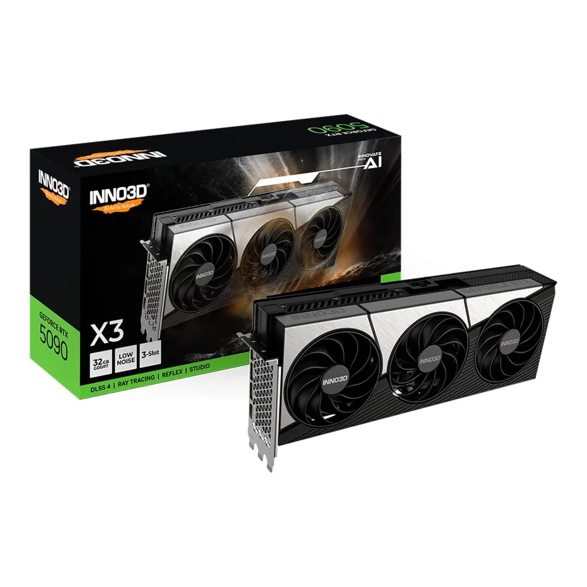 INNO3D Graficka GeForce RTX 5090 X3 32GB, GDDR7, 1xHDMI/3xDP