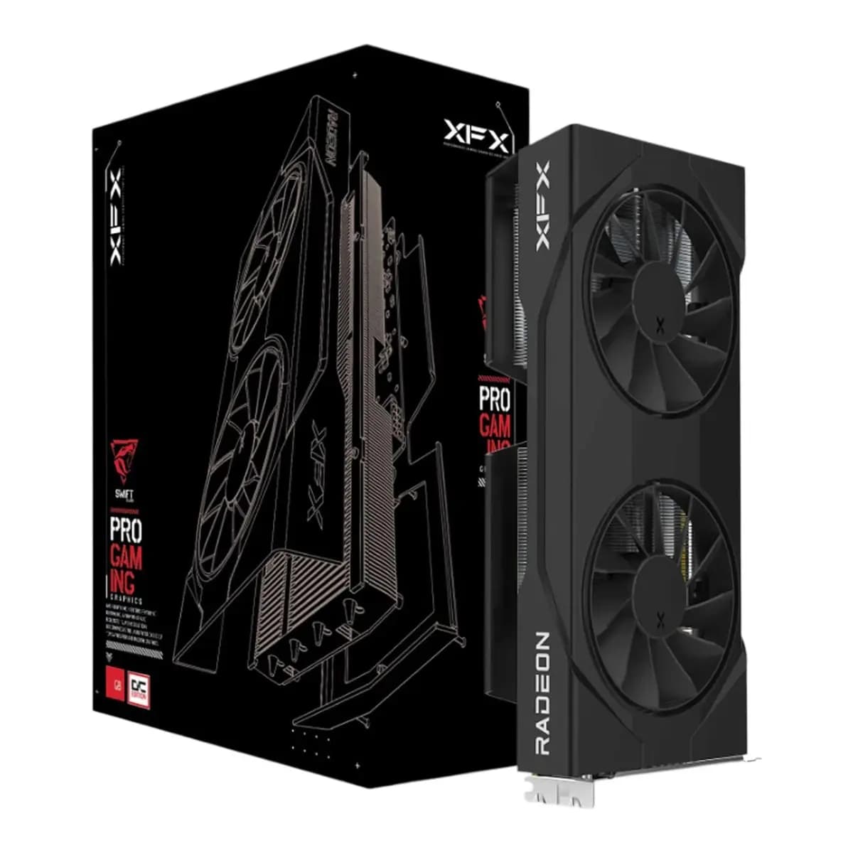 XFX Graficka Radeon RX 9060 XT SWIFT OC 16GB, GDDR6, HDMI/2xDP