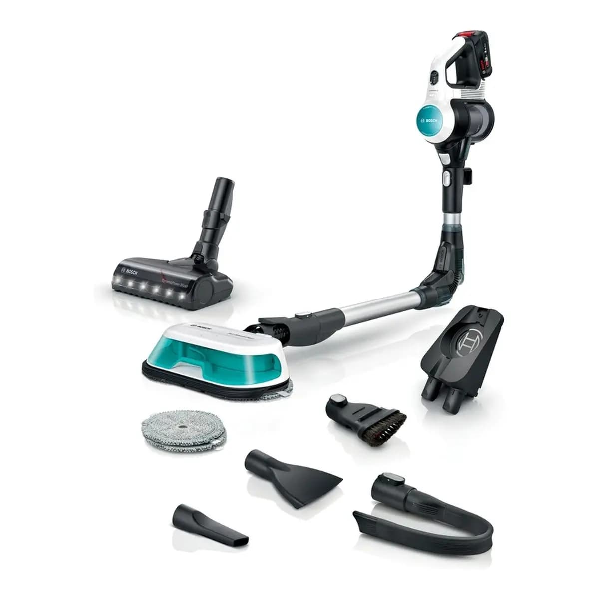 BOSCH Štapni Wet&Dry UnlimitedProHygienic Aqua, Bijeli, 18V,do 40min, 2 in1