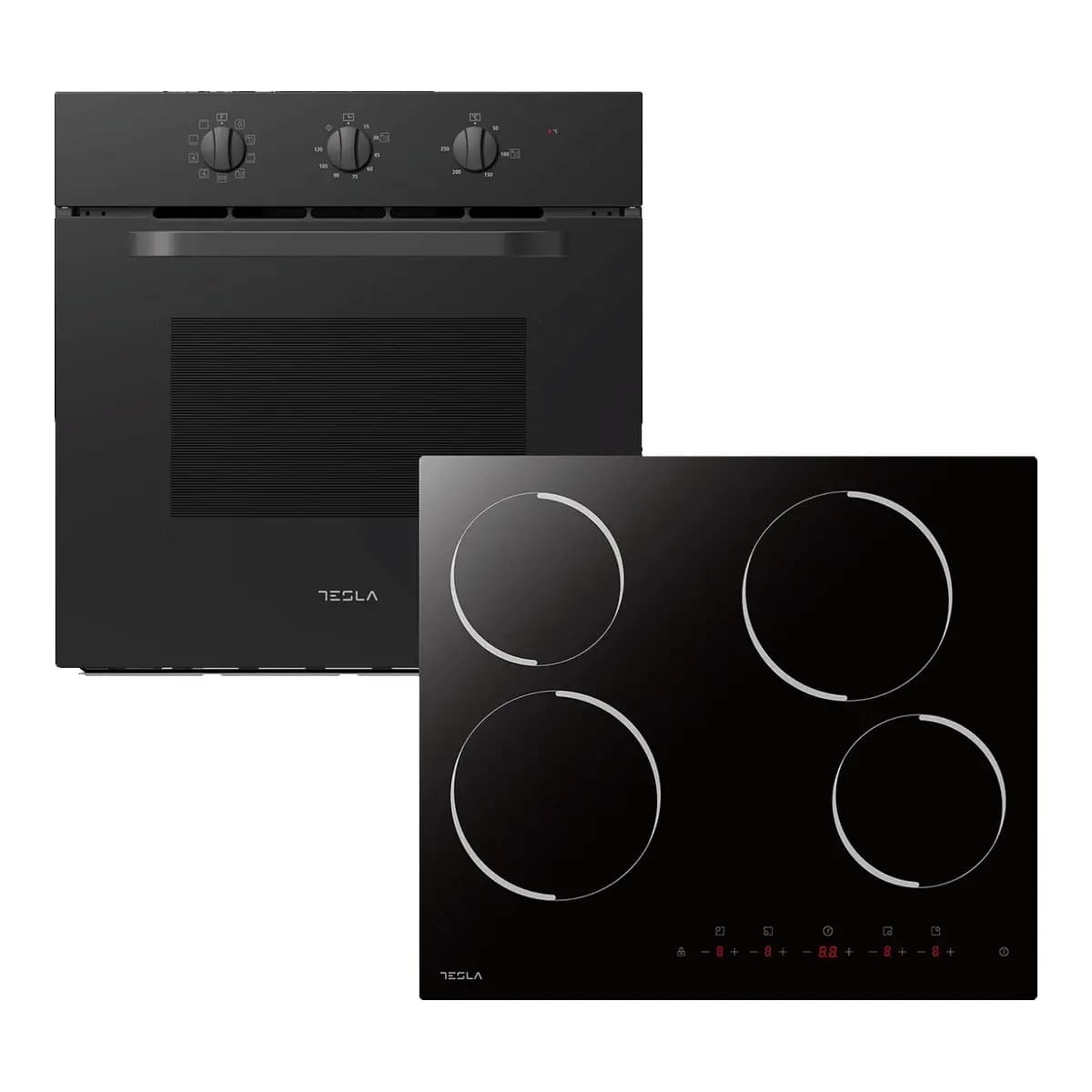 Tesla Set ugradbena pećnica /ploča, BO302MB+HV6401MB