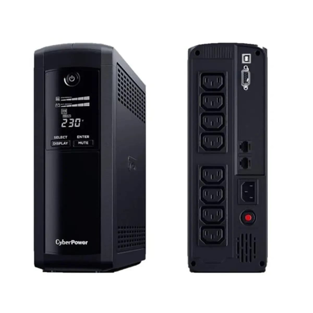 CyberPower 1600VA/960W VP1600EILCD, line-int., Euro, desktop