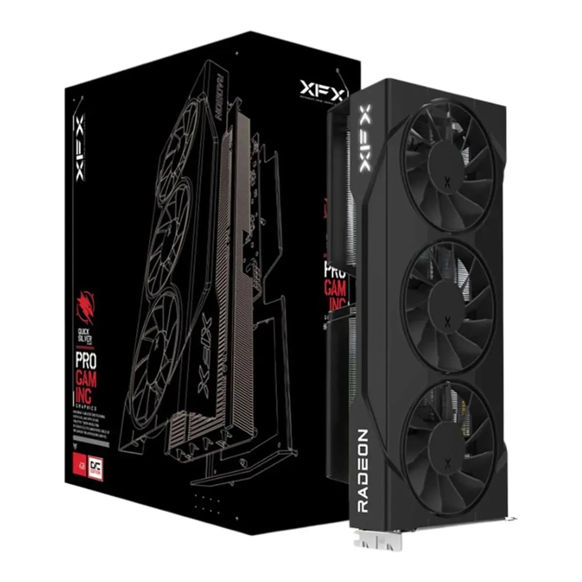 XFX Graficka Radeon RX 9060 XT SWIFT OC TRIPLE FAN 16GB, GDDR6, HDMI/2xDP