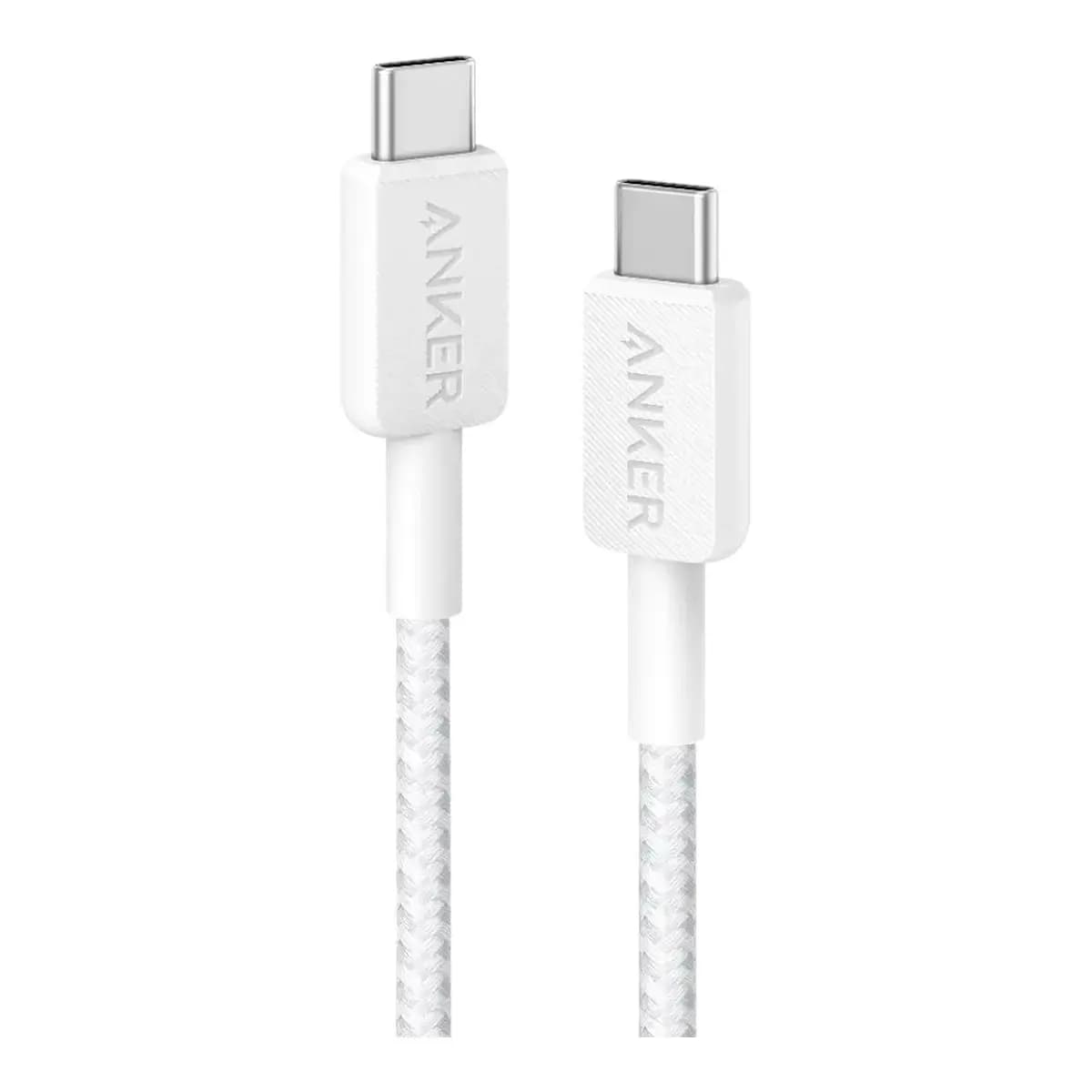 ANKER USB-C na USB-C Kabl 90 cm 322, Pleteni, Bijeli