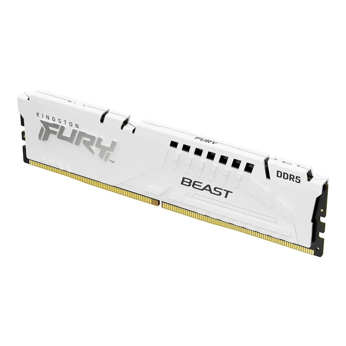 KINGSTON RAM Desktop 16GB (1x16GB) DDR5 6000MHz, CL30, FURY Beast White EXPO XMP