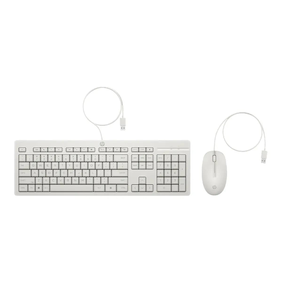 HP 225 Wired MSE and KB G2HP 225 Wired MSE and KB G2HP 225 Wired MSE and KB G2 MOUSE+KB WHIT