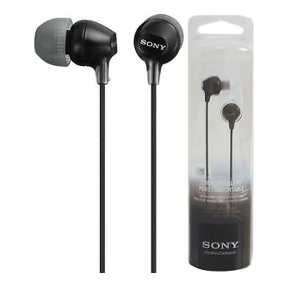 Sony slušalice EX-15 crne,In-Ear, mikrofon