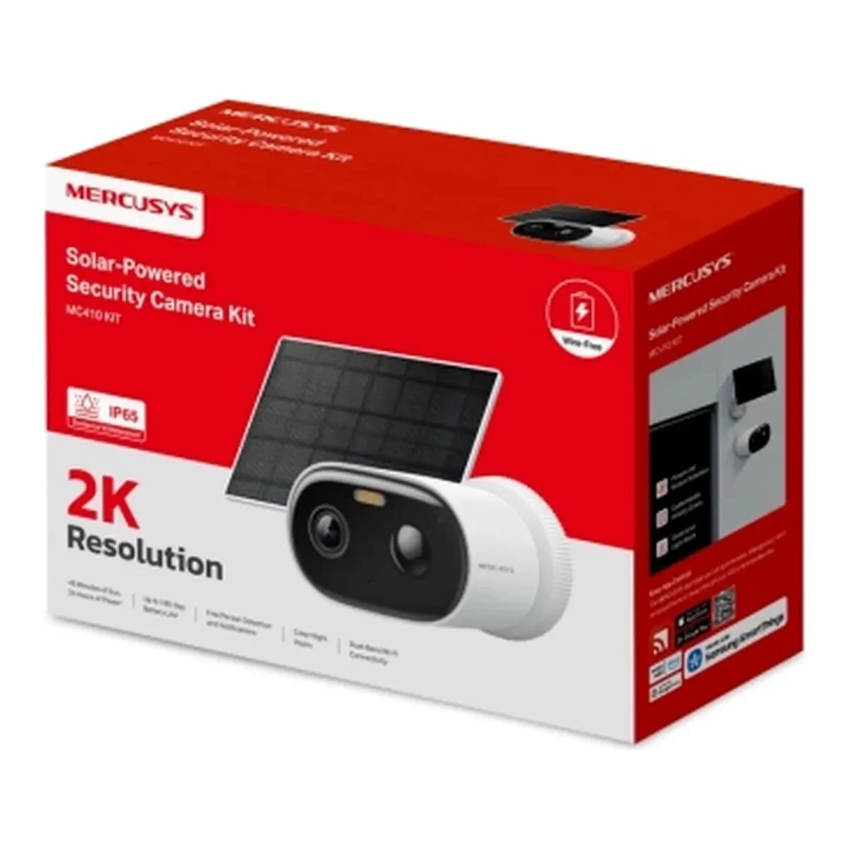 Mercusys Outdoor Solar-Powered Wi-Fi Camera MC410 KIT