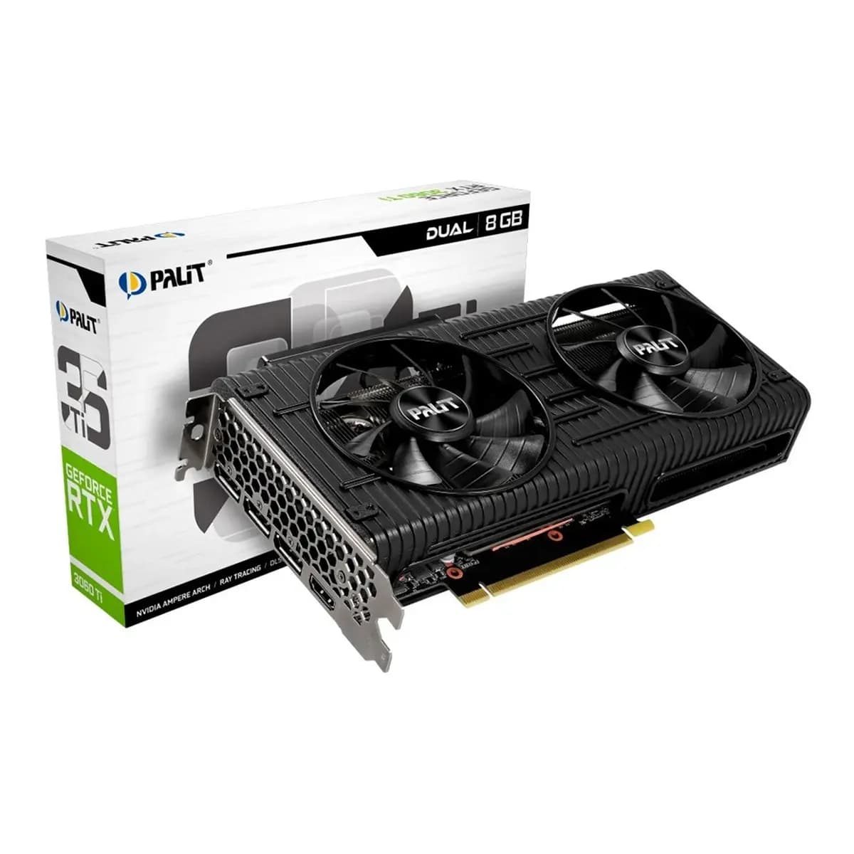 PALIT Graficka GeForce RTX 3060 Ti Dual 8GB, GDDR6, HDMI/3xDP