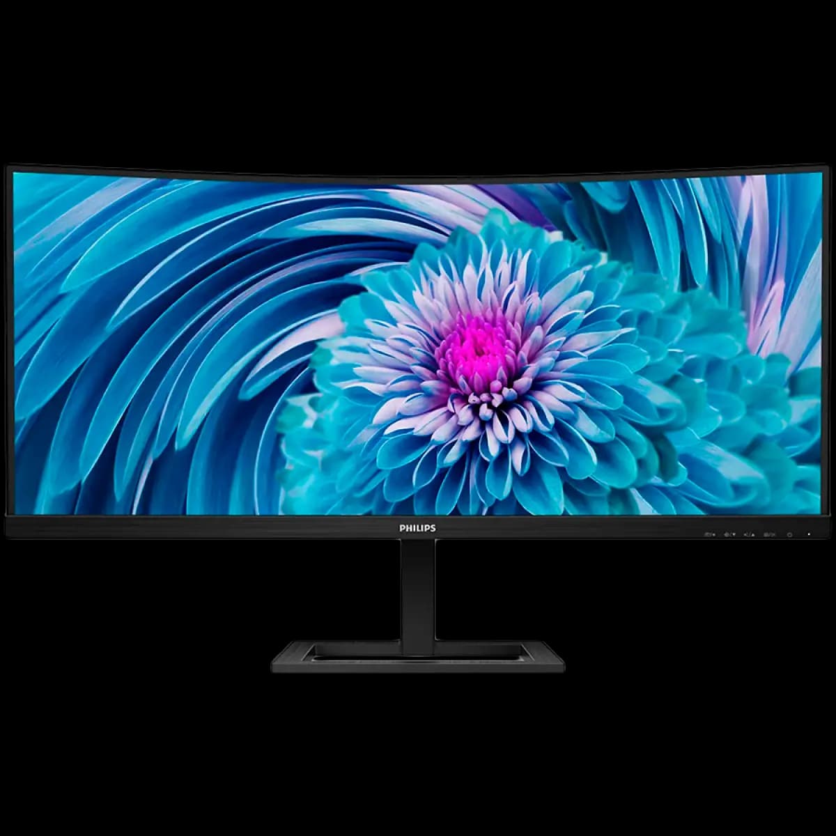 PHILIPS Monitor 346E2CUAE 34" UWQHD, VA Panel, 100Hz, 1ms MPRT, Zakrivljeni 1500R, USB-C 65W, Adaptive Sync
