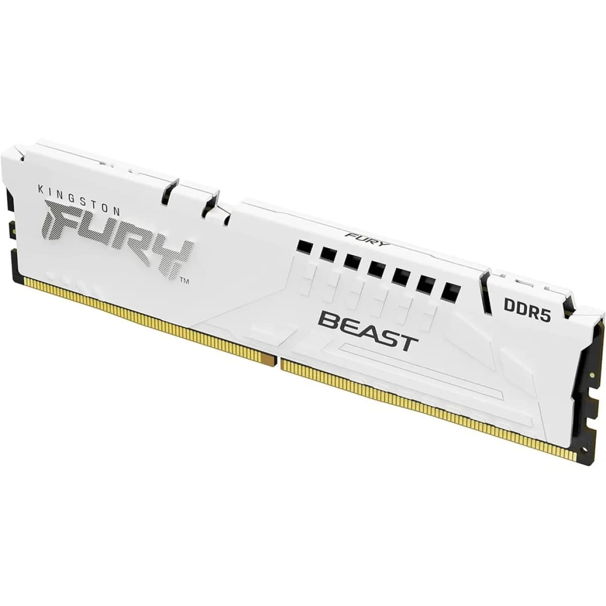 Kingston 16GB 6000MHz DDR5 W.White, Fury Beast (1x16GB),CL30, EXPO,XMP,1RX8, 288-pin 16Gbit