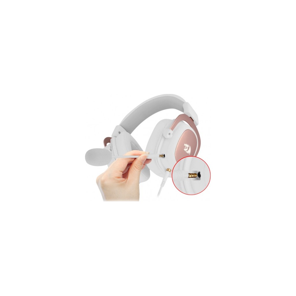 ReDragon - Gaming slušalice sa mikrofonom Zeus 2 H510W-1 White - Image 2