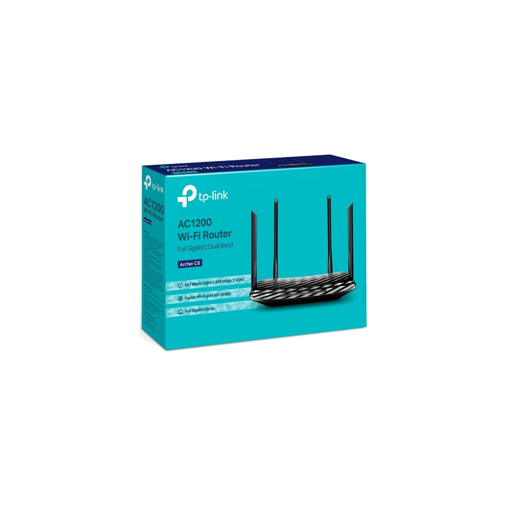 TP-Link ARCHER C6 AC1200Mesh Wireless MU-MIMO WiFiGigabit Router - Image 2